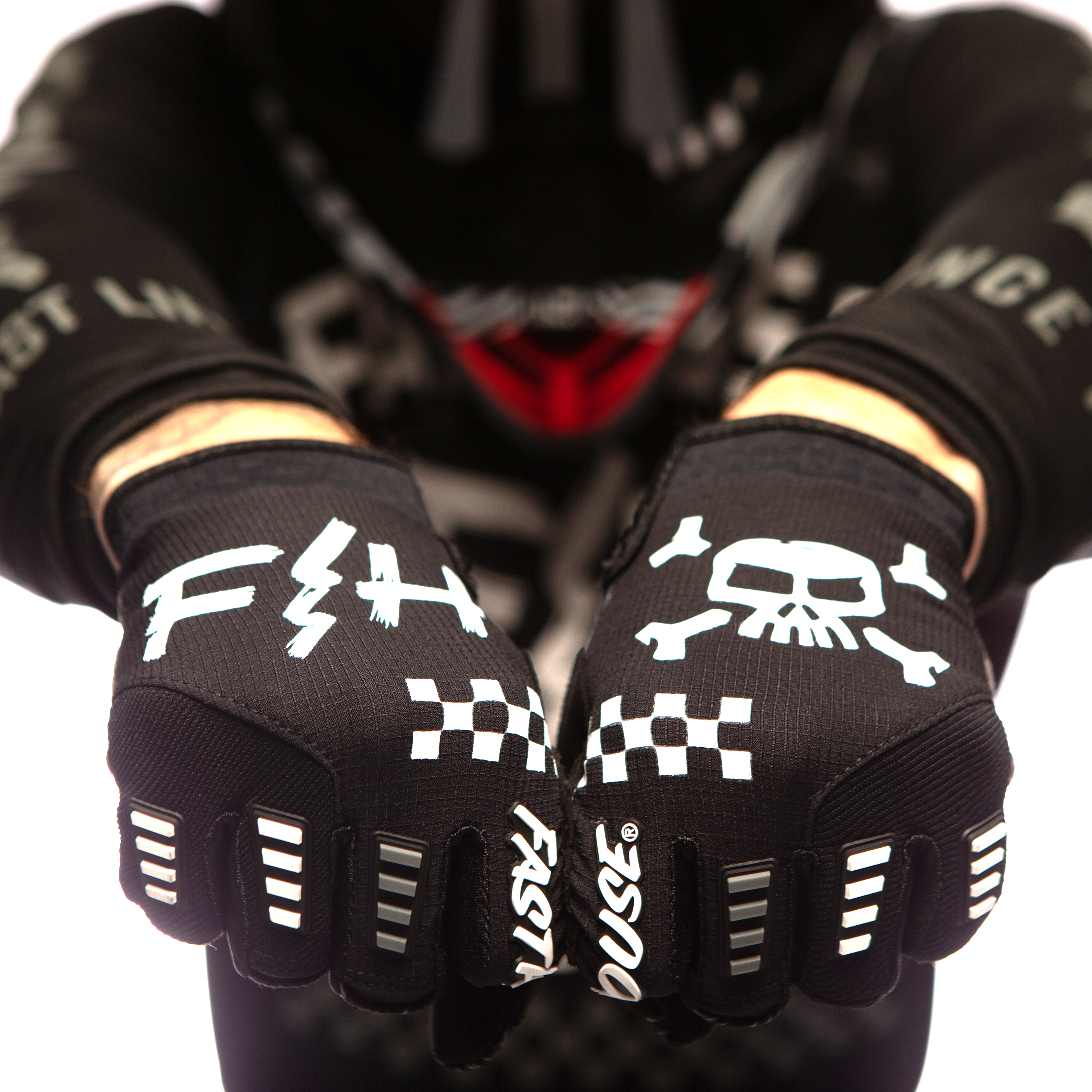 Speed Style Off-Road Glove - Black_White_A3